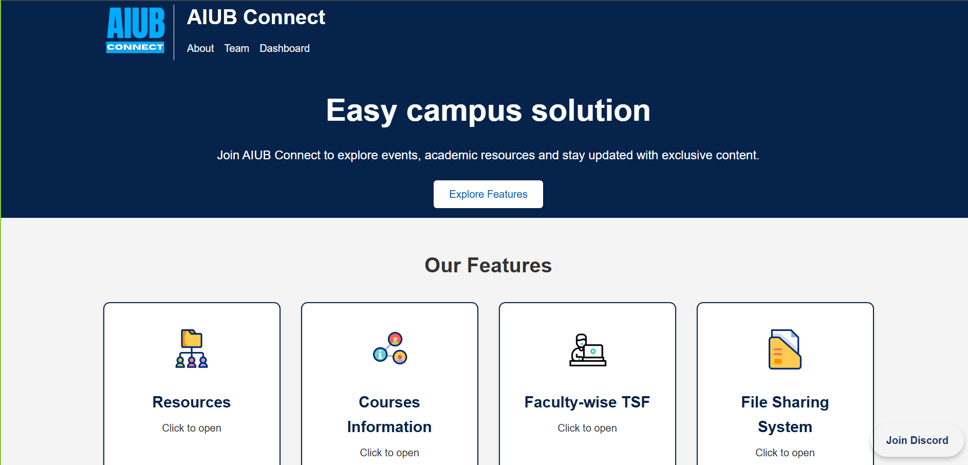AIUB Connect Screenshot
