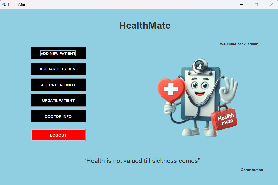 HealthMate Screenshot